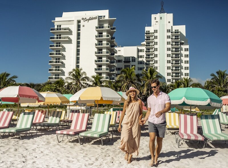 (2) The Confidante Miami Beach - Couple on Beach