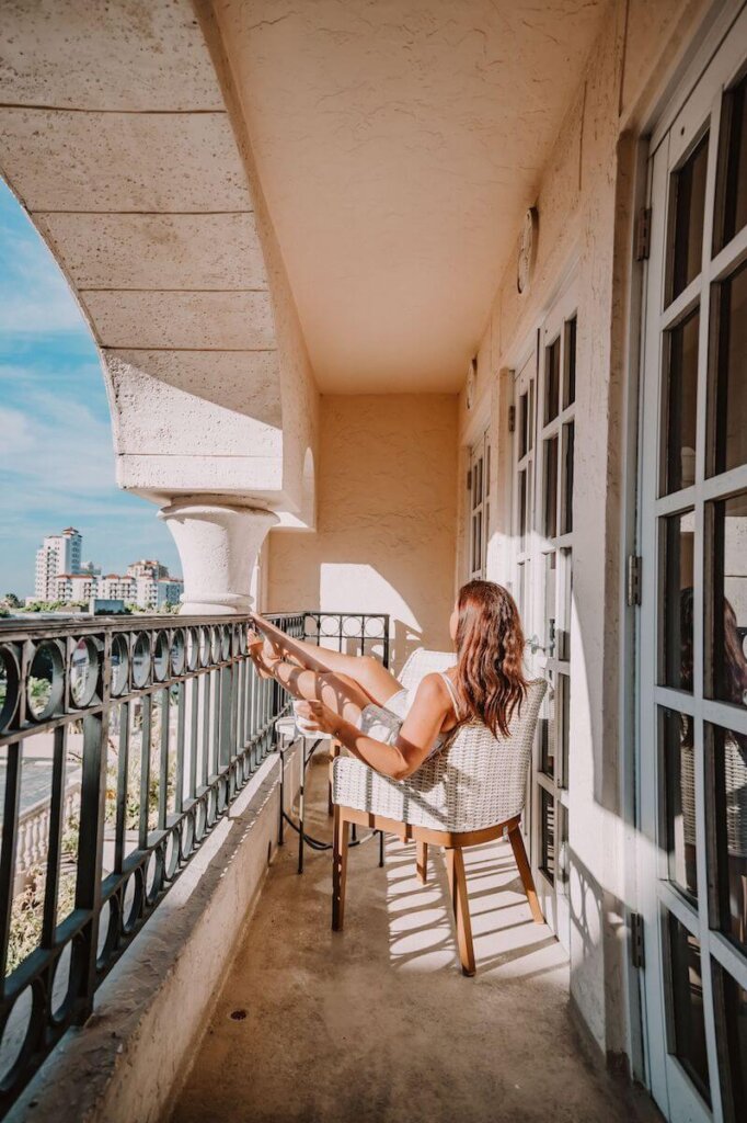 balcony shot
